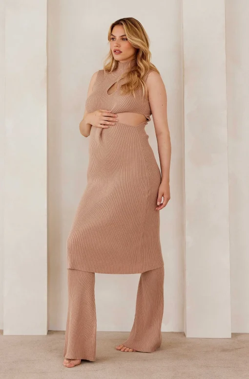 BUMPSUIT Cozy Knit Flare Pant| Bottoms