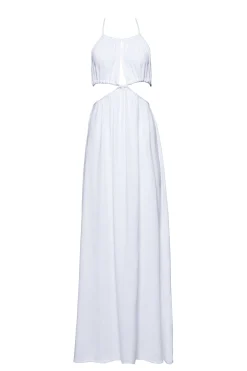 BUMPSUIT Cut Out Linen Dress| Dresses