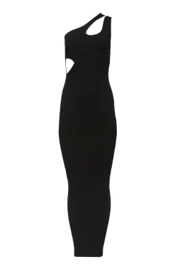 BUMPSUIT Sculpting Rib Cut Out Maxi Dress| Dresses