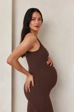 BUMPSUIT Sculpting Rib Midi Dress| Dresses