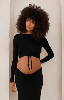 BUMPSUIT Soft Rib Long Sleeve Top| Dresses