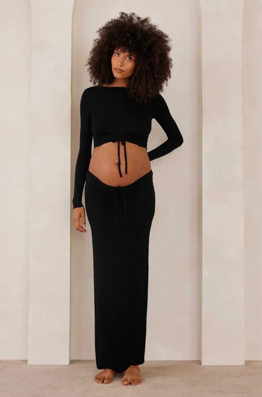 BUMPSUIT Soft Rib Maxi Skirt| Dresses