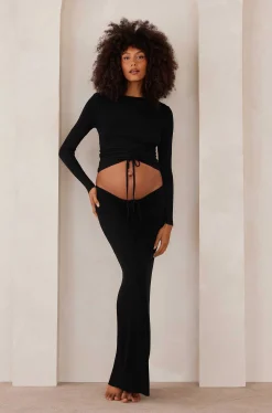 BUMPSUIT Soft Rib Maxi Skirt| Bottoms