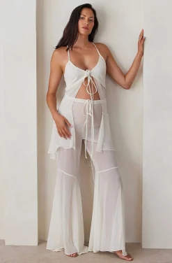 BUMPSUIT The Chiffon Flare Pant| Swimwear