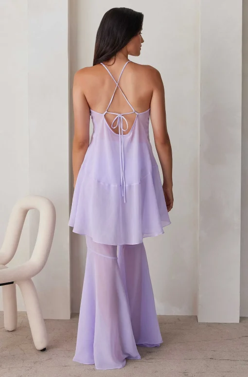 BUMPSUIT The Chiffon Flare Pant| Swimwear