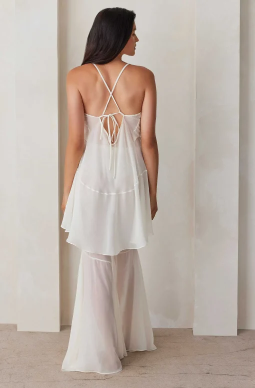 BUMPSUIT The Chiffon Flare Pant| Swimwear