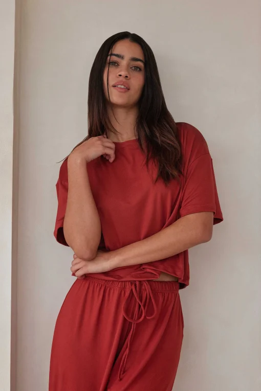 BUMPSUIT The Cloud Crop Tee| Loungewear