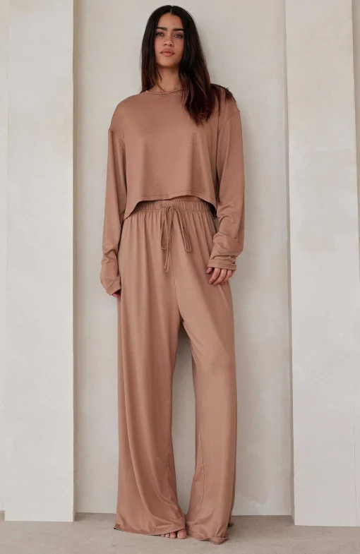 BUMPSUIT The Cloud Long Sleeve Crop Tee| Tops & Bodysuits