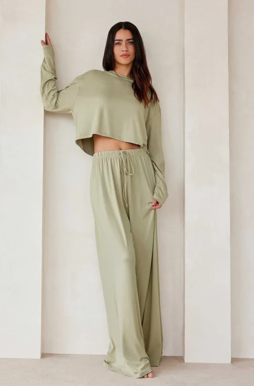 BUMPSUIT The Cloud Long Sleeve Crop Tee| Tops & Bodysuits