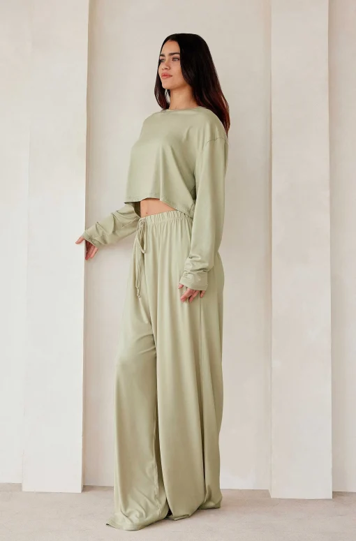 BUMPSUIT The Cloud Long Sleeve Crop Tee| Tops & Bodysuits