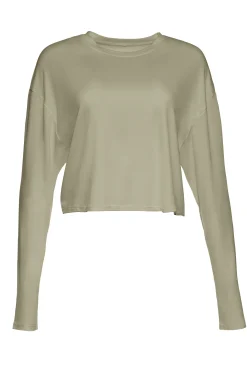 BUMPSUIT The Cloud Long Sleeve Crop Tee| Tops & Bodysuits