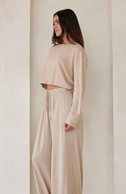 BUMPSUIT The Cloud Long Sleeve Crop Tee| Tops & Bodysuits