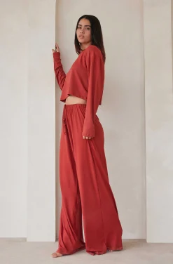 BUMPSUIT The Cloud Long Sleeve Crop Tee| Loungewear