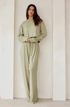 BUMPSUIT The Cloud Long Sleeve Crop Tee| Loungewear