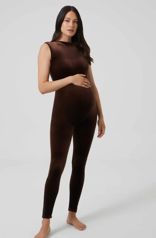 BUMPSUIT The Solid Velvet Gia | Jumpsuits & Rompers