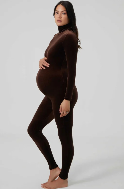 BUMPSUIT The Solid Velvet Penelope | Jumpsuits & Rompers