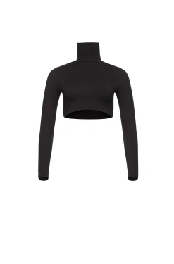 BUMPSUIT The Turtle Long Sleeve Crop Tee| Tops & Bodysuits