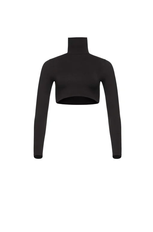 BUMPSUIT The Turtle Long Sleeve Crop Tee| Tops & Bodysuits
